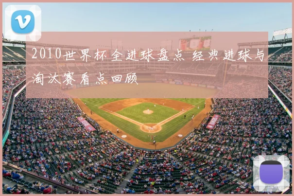 2010世界杯全进球盘点 经典进球与淘汰赛看点回顾